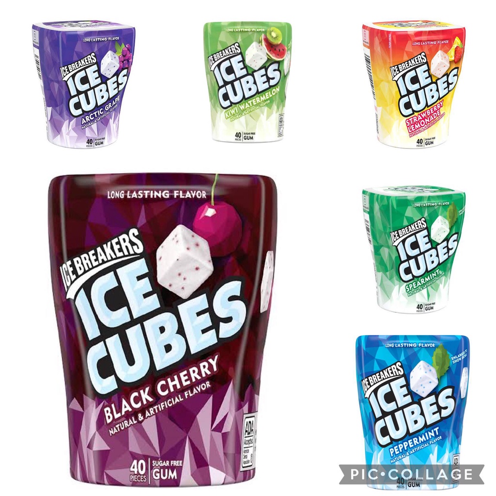 Ice Breakers Ice Cubes Long Lasting Flavor Assoerted Sugar Free Gum Candy Shopee Philippines