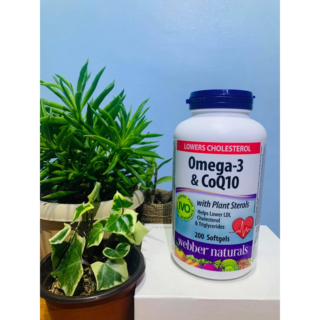 ber Naturals Omega3 & CoQ10 with Plant Sterols 200 Softgels Shopee Philippines