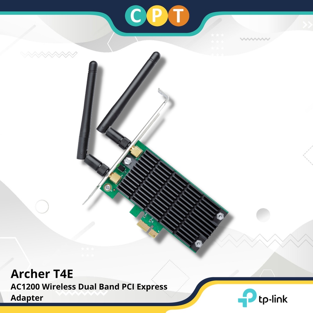 TPLink Archer T4E AC1200 Wireless Dual Band PCI Express Adapter