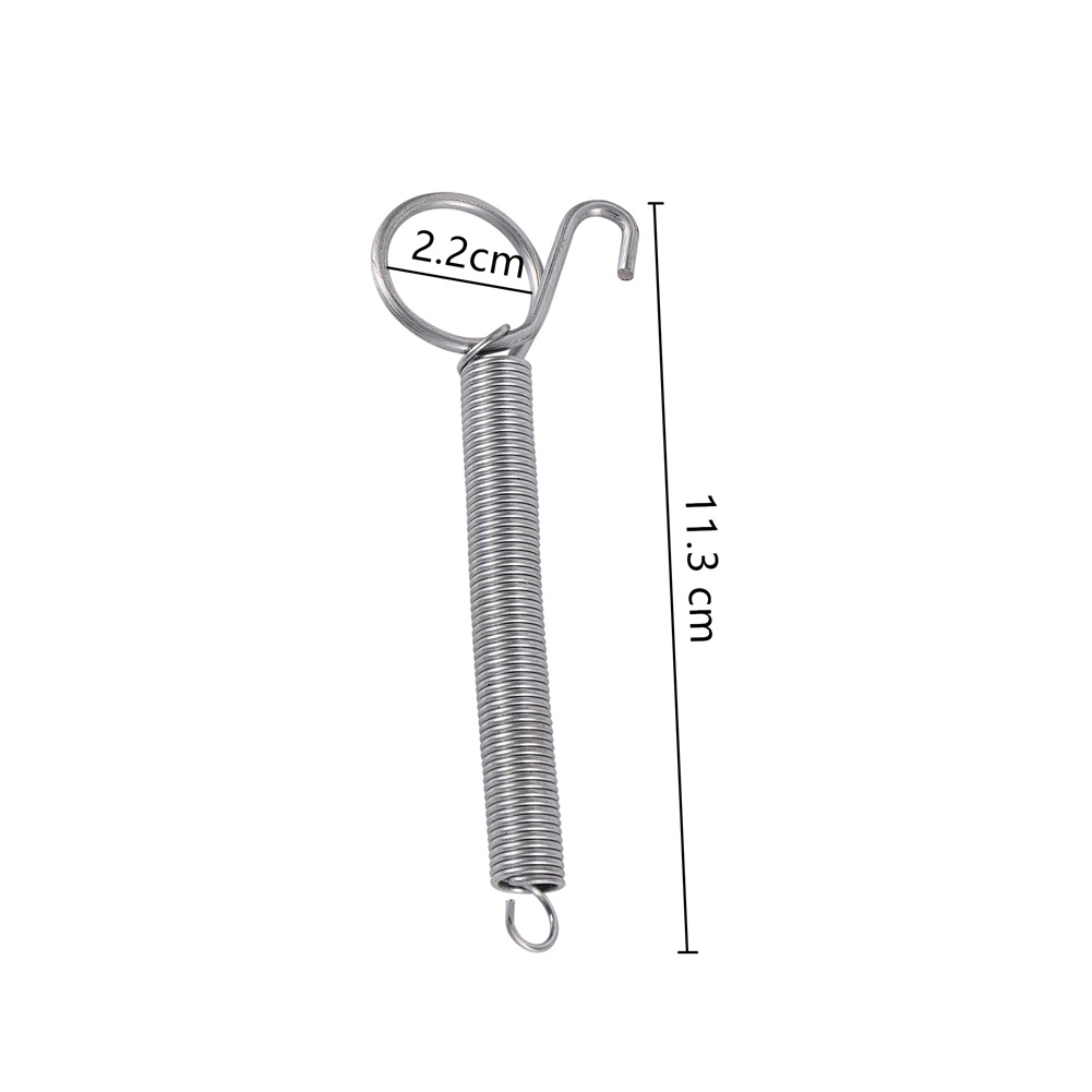 10 Pcs Spring Lock Rabbit Cage Door Hook Metal Spring Lock for Poultry