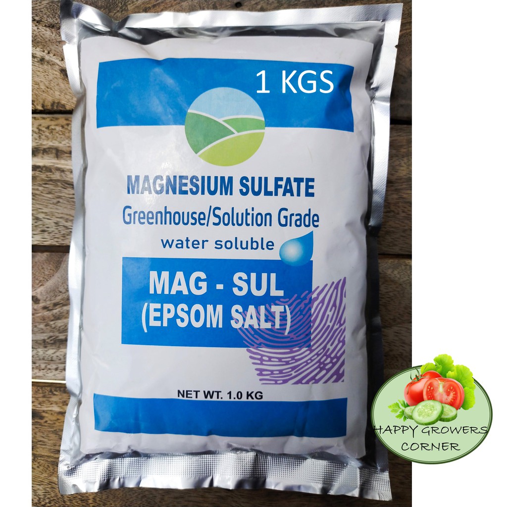 MAGNESIUM SULFATE (EPSOM SALT) GREENHOUSE/SOLUTION GRADE Shopee