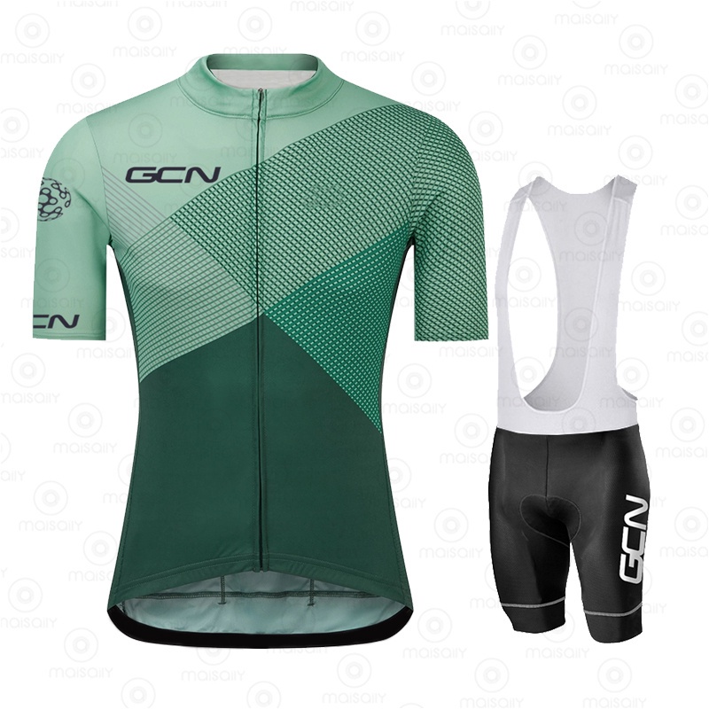 GCN Cycling Jersey Set MTB Uniform Bike Clothing GCN Bicycle Wear