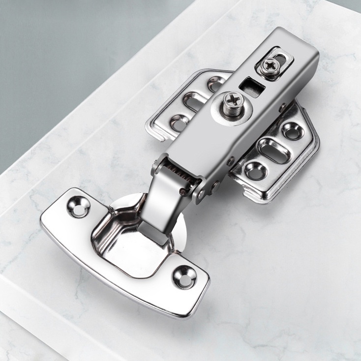 2Pcs Stainless Steel 35mm Cup Full Overlay Soft Quiet Close