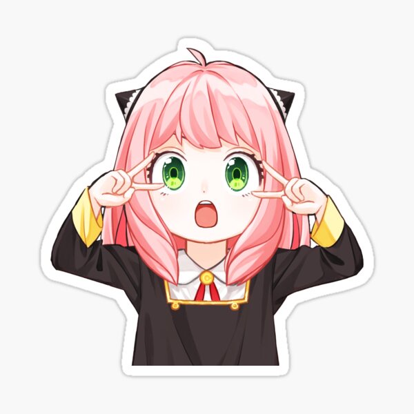 Anime Stickers / Anya Spy x Family Anime Sticker Collection / Laminated