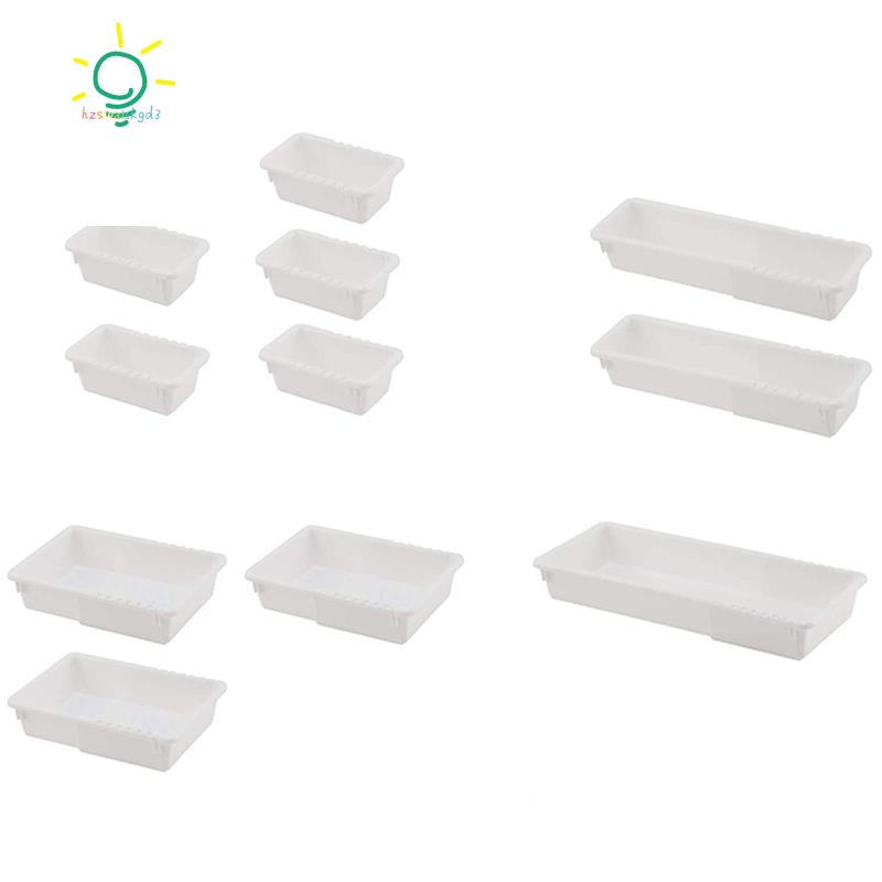 11 Pack Expandable Drawer Organizers,Plastics Makeup Drawer Organizer