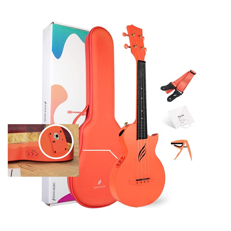 Enya Concert AcousticPlus Nova U / OR EQ 23 inch ukulele kit with case Shopee Philippines