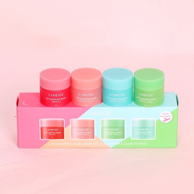Set Of 4 Laneige Lip Sleeping Mask 8g Shopee Philippines