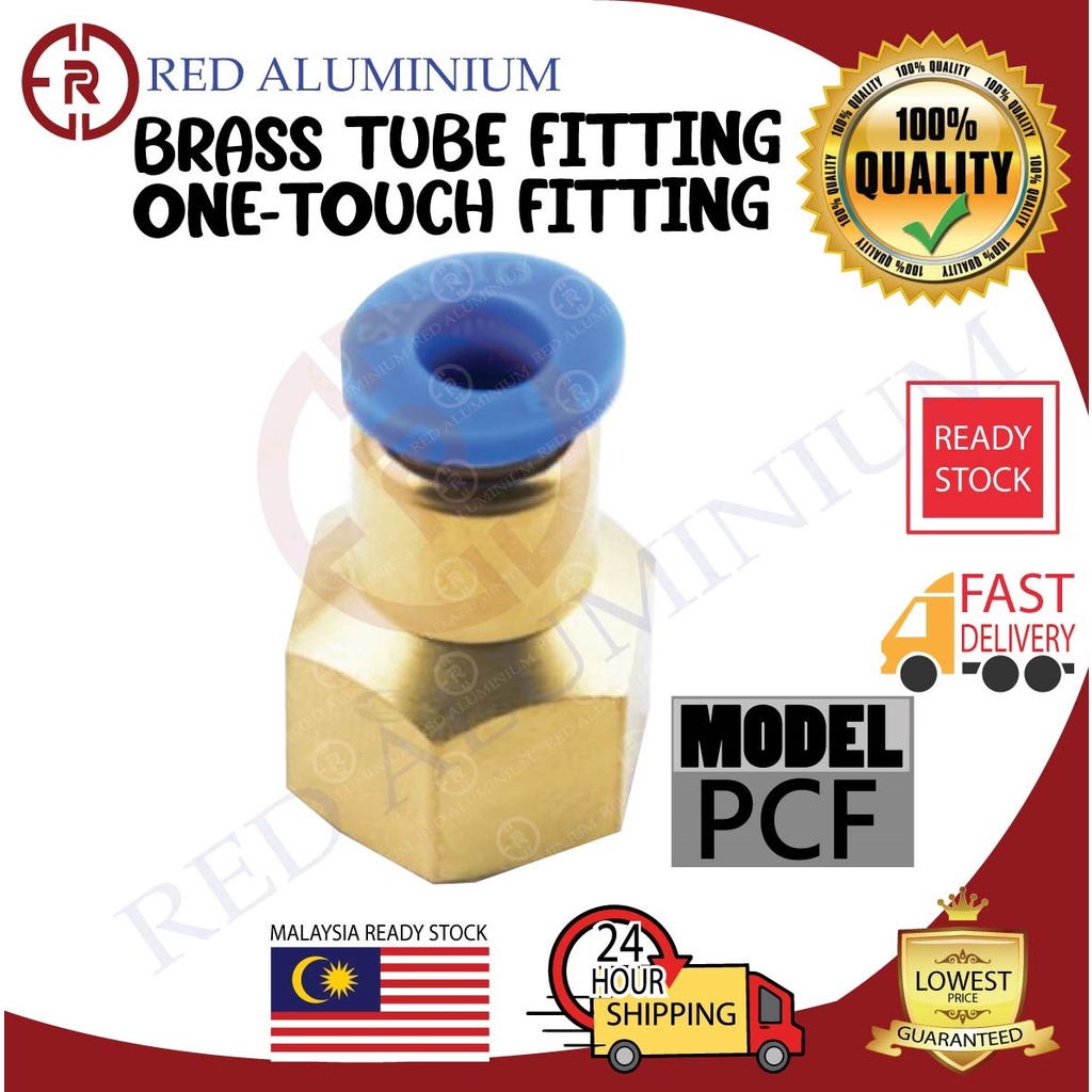 One touch fitting brass tube fitting Pneumatics PCF Shopee Philippines