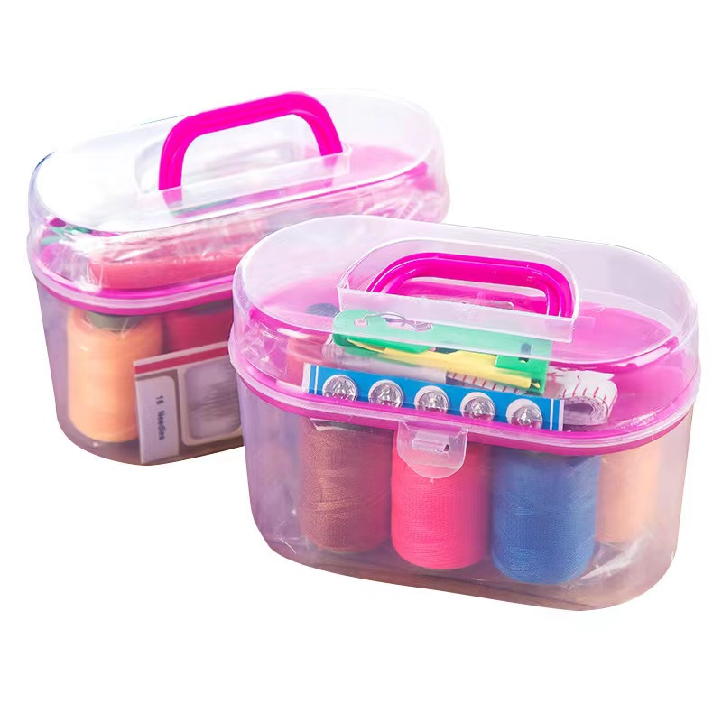 10 In1 Sewing Kit Box Set Small Household Sewing Tools Portable Sewing