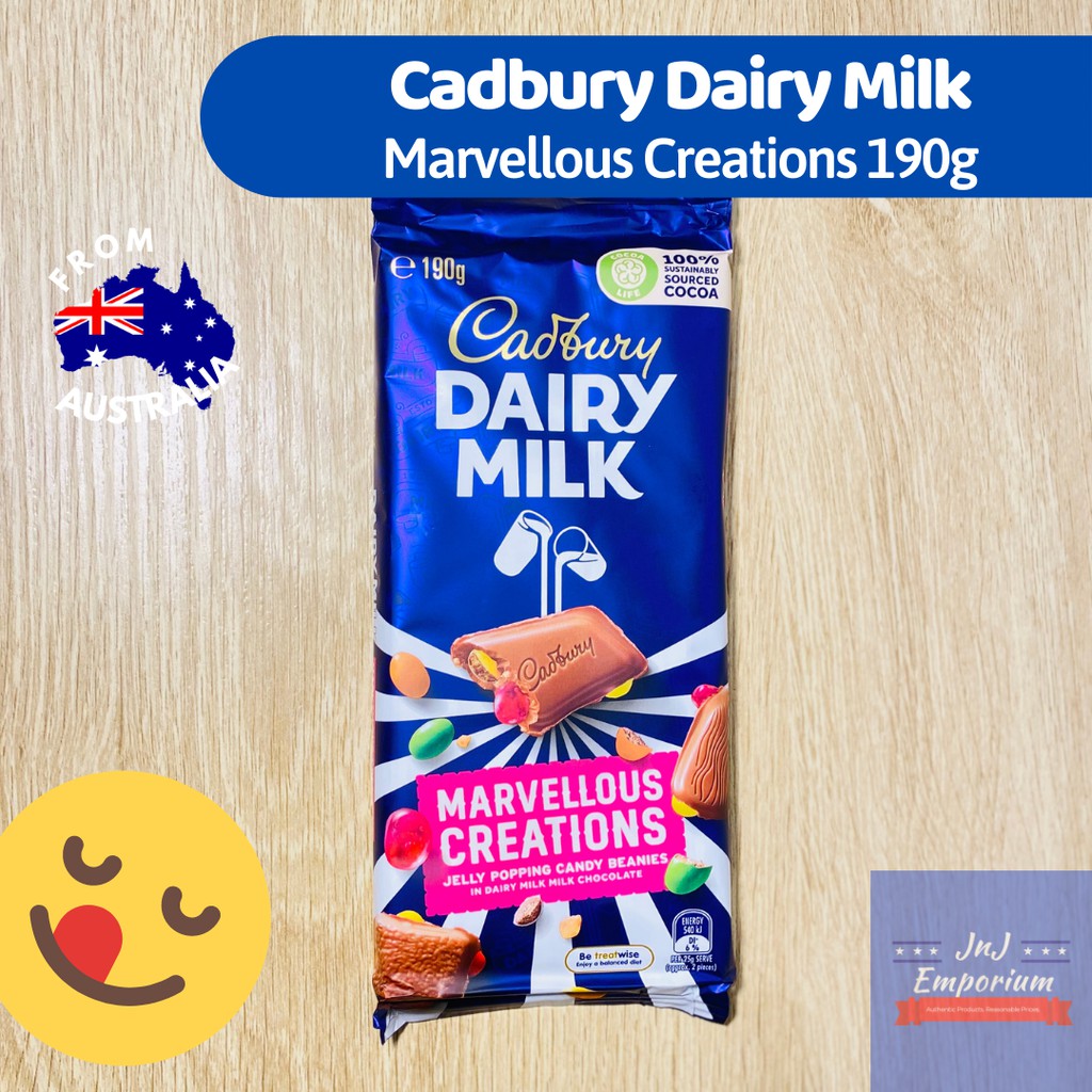 Cadbury Dairy Milk Marvellous Creations Jelly Popping Candy 190g Shopee Philippines