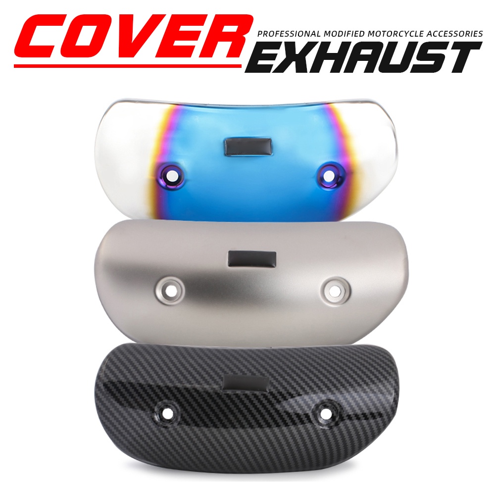 Motorcycle Exhaust Pipe Cover ard Heat Shield Pipe Cover Shopee
