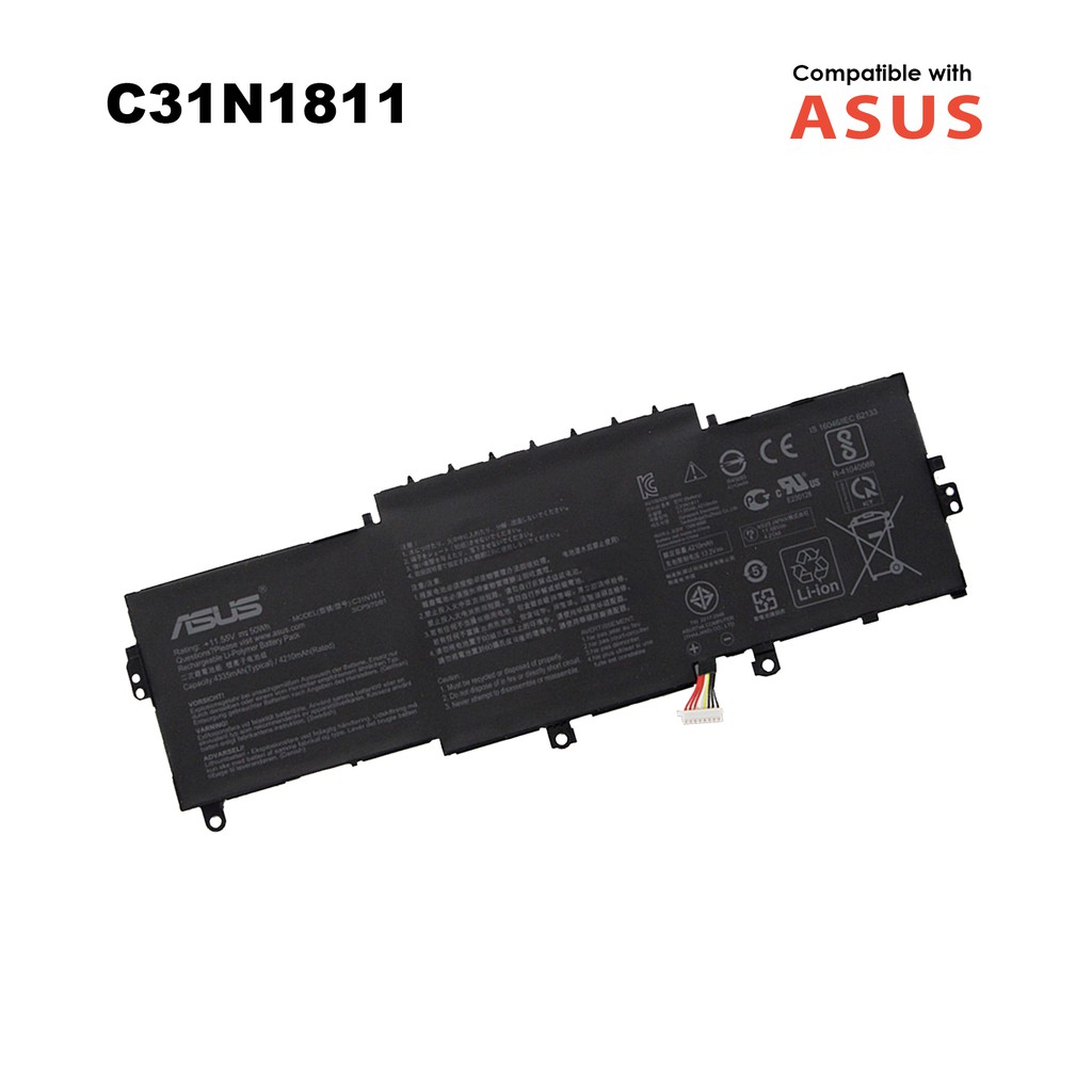 LPO Brand Asus Laptop Battery C31N1811 for Asus Zen Book 14 UX433FA
