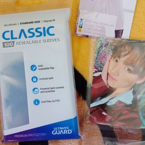 Resealable Album Photocards Sleeve Acidfree, No PVC PC safe set