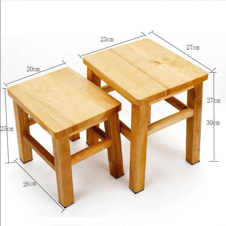 Household Solid Wood Living Room Small Stool Adult Low Wooden Stool