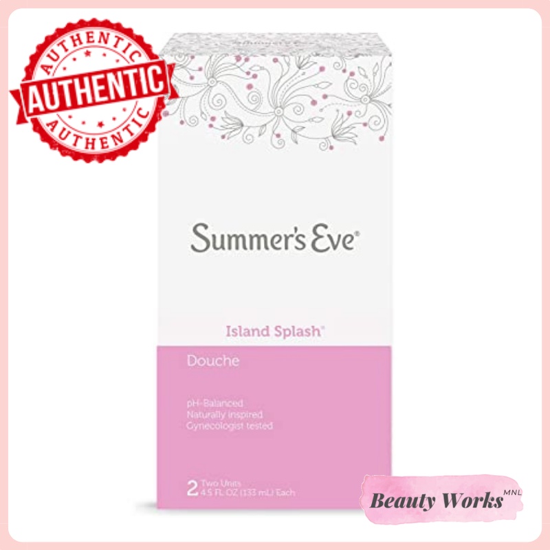 Summer's Eve Island Splash Douche 2 units, 4.0 Oz. Each (133ml