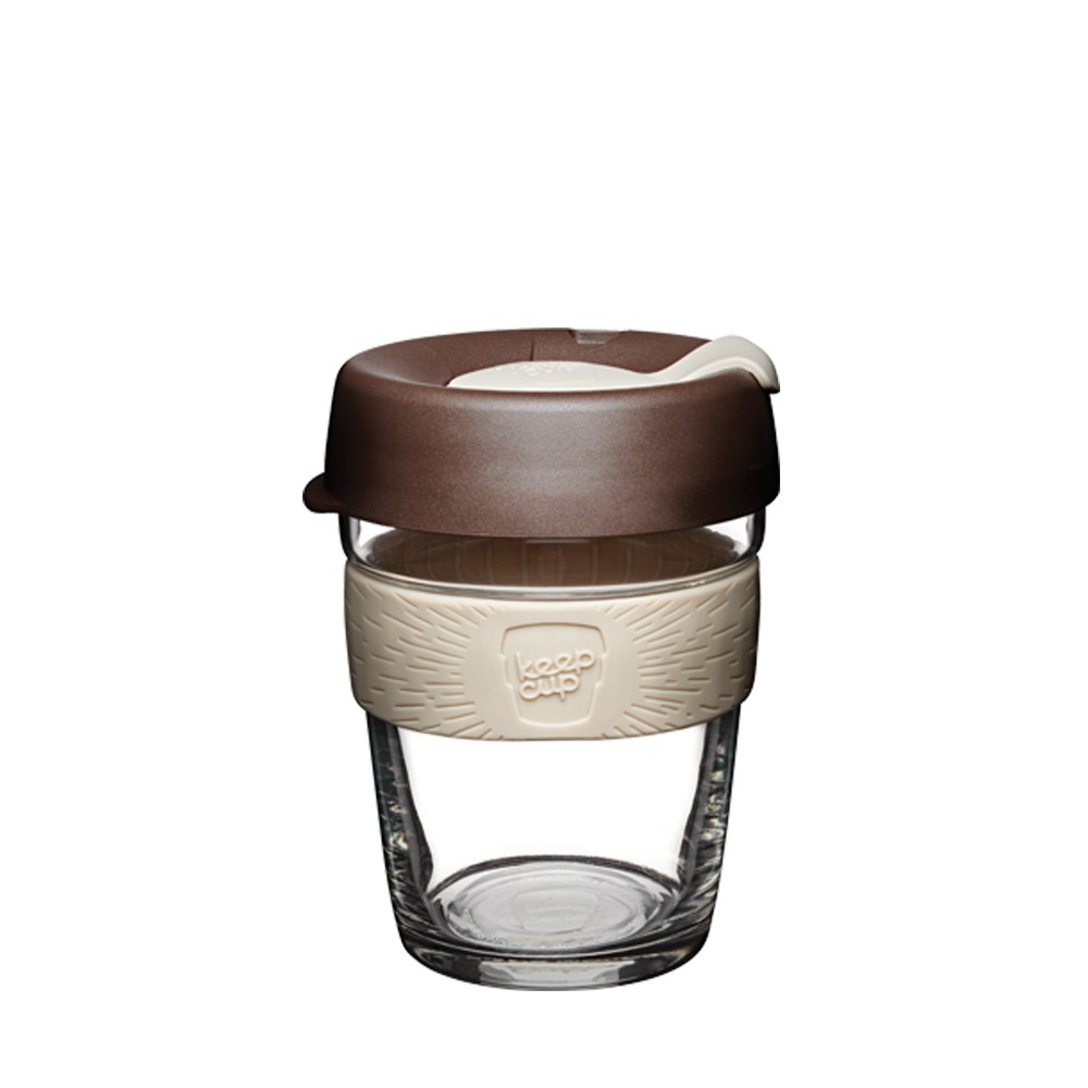 KeepCup Brew Roast Tempered Glass Reusable Coffee Cup Tumbler from