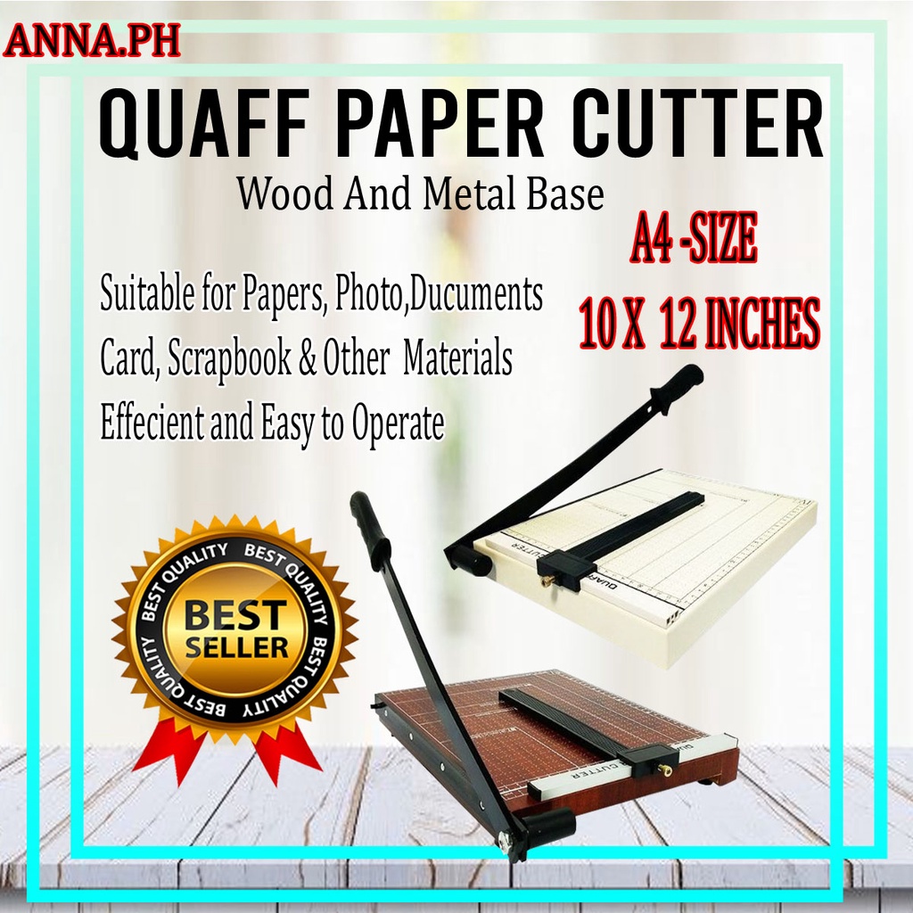 Quaff Paper Cutter Trimmer A4SizeCutters Trimmers for Papers Shopee