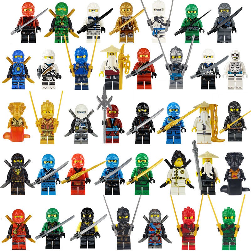 50 Pcs Minifigures Mini Toys Action Figures Kids Education Toys Gift
