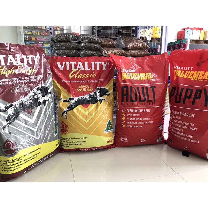 Vitality Dogfood 1kg repacked (High Energy,Classic,Value Meal) Shopee
