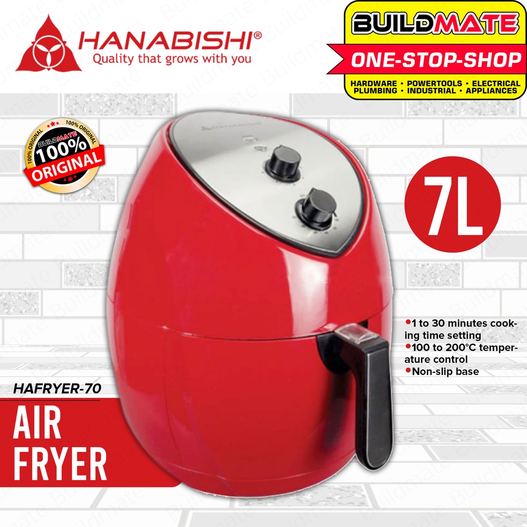 BUILDMATE Hanabishi Electric Air Fryer 7L Air Fryer Cooker Electric