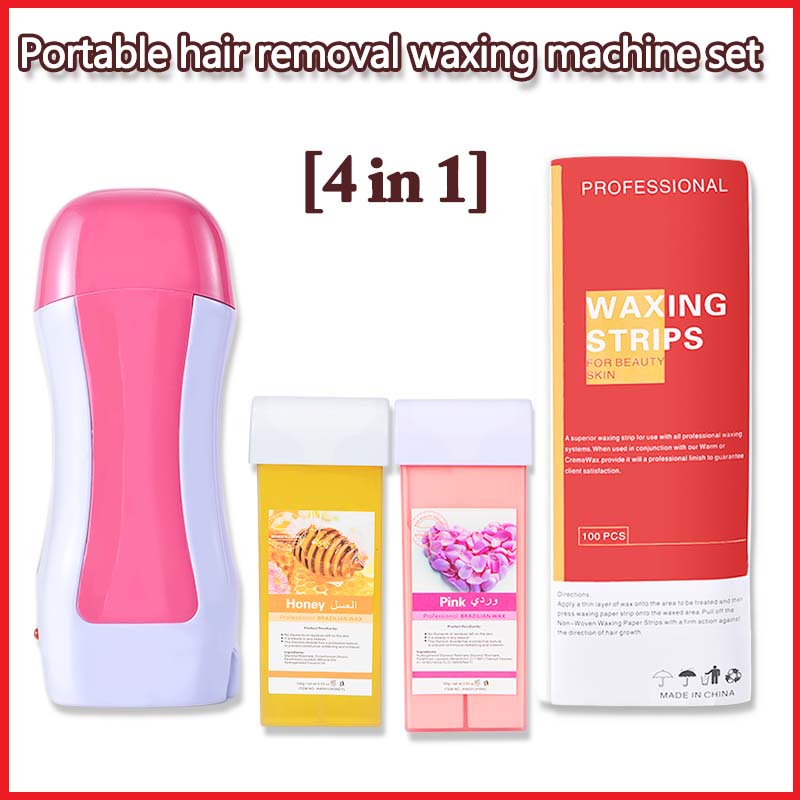 Rollon wax set Hair Removal Soft Wax Suitable for underarms arms and legs large areas hair remo