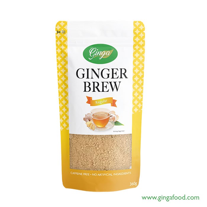 Ginga Ginger Brew Regular Salabat 360g Pouch Healthy Natural Herbal