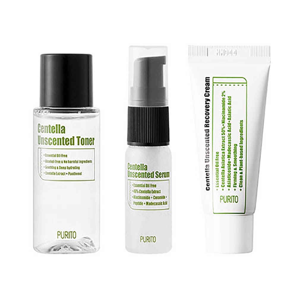 PURITO Centella Unscented line travel kit (mini) Shopee Philippines