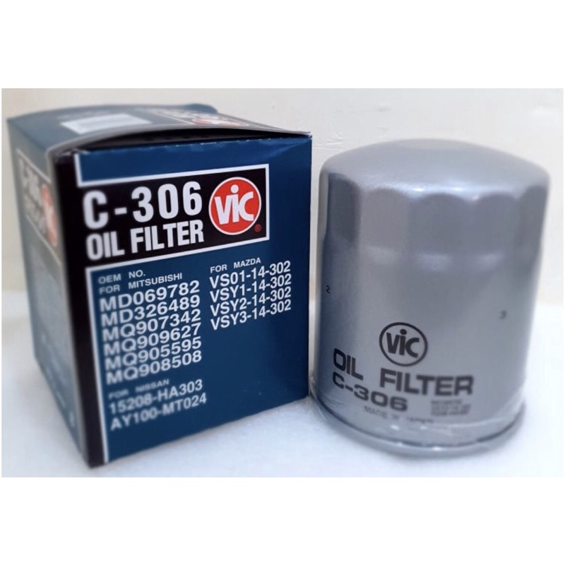 HOT۩Genuine Vic oil filter C306 Pajero / Adventure / L300 / Strada / Starex (C306) Made in