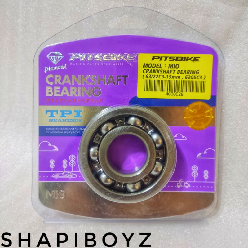 Pitsbike Crankshaft bearing Nmax/Aerox,Mio,Raider150,Sniper150,Xrm110