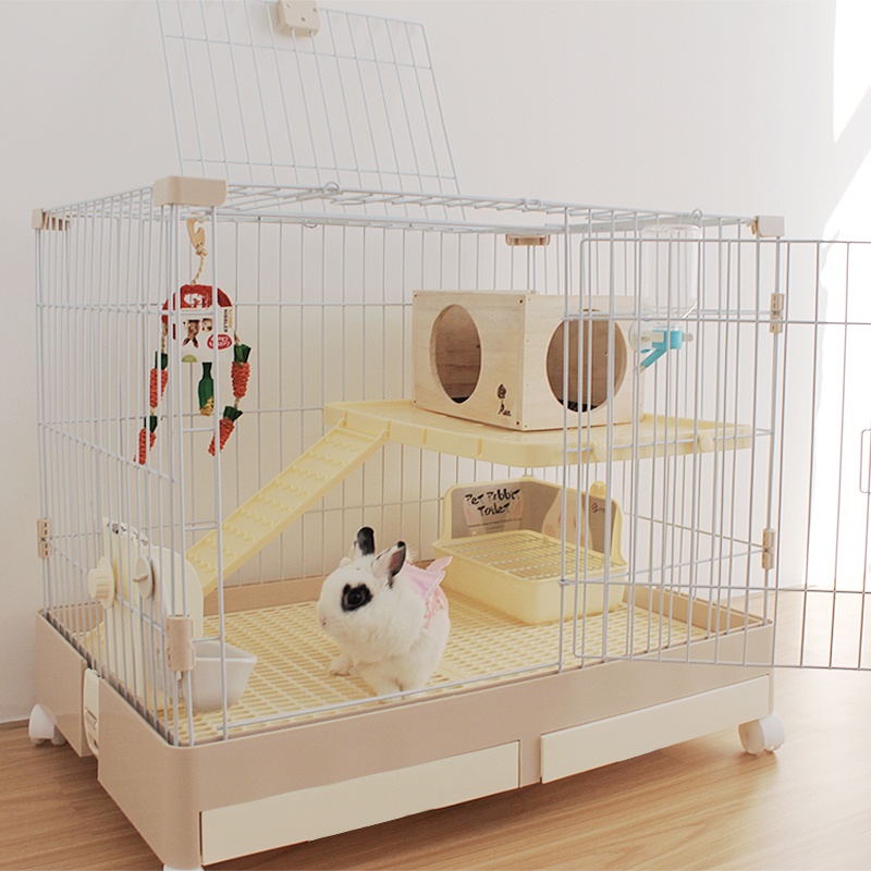 Rabbit Cage Automatic Defecation Rabbit Cage Household Extra Large