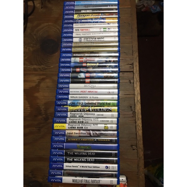 Used PS Vita games with cases Shopee Philippines