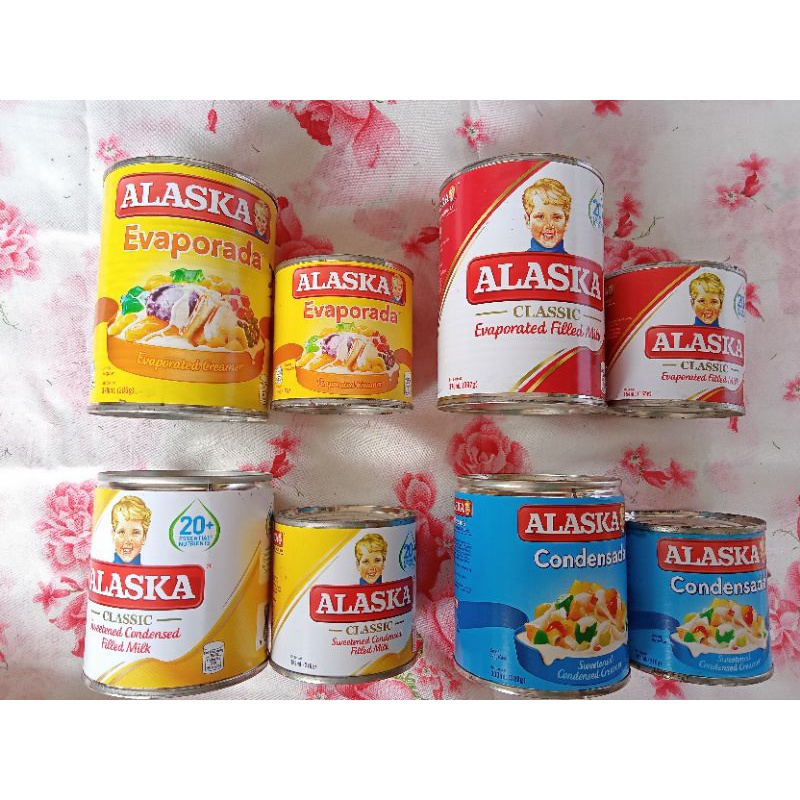 ALASKA Evaporada Condensada Milk Big & Small Shopee Philippines