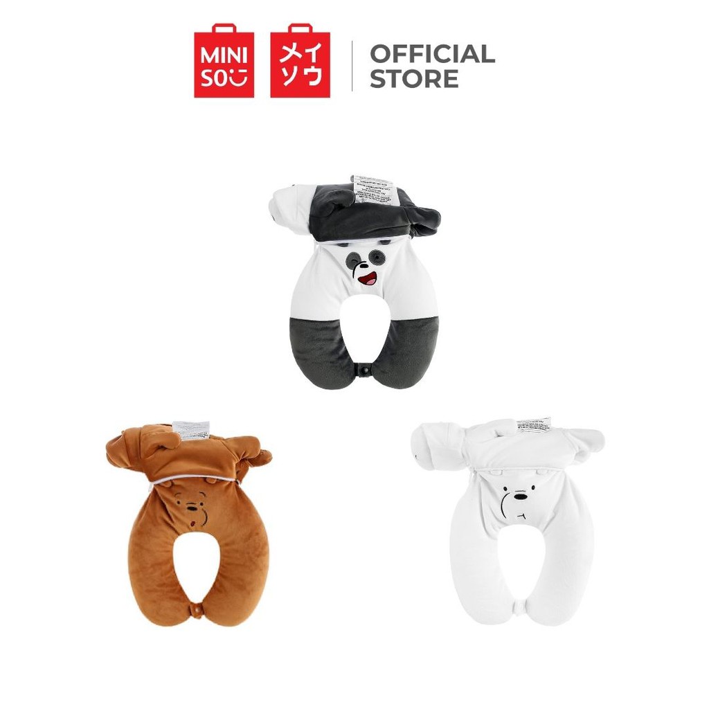 We Bare Bears Adjustable Ushaped Pillow Shopee Philippines