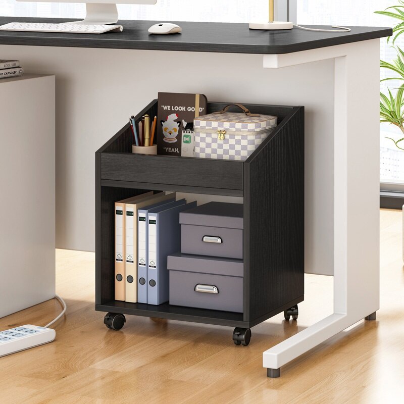 Office storage artifact under the desk storage storage