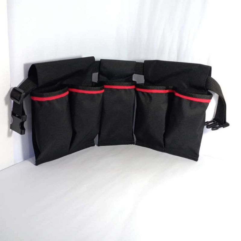 1 POCKET to 5 POCKETS Bussing Belt Janitorial Belt Bag Utility Belt