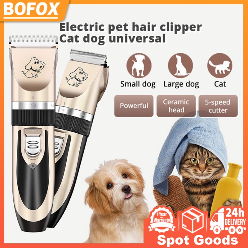 Professional Rechargeable Pet Cat Dog Hair Razor Trimmer Grooming Kit