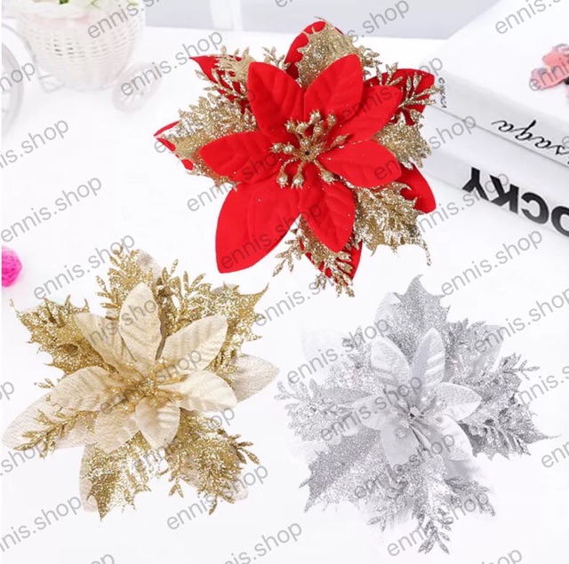 17cm/12pcs Christmas flower/Artificial flowers Christmas tree
