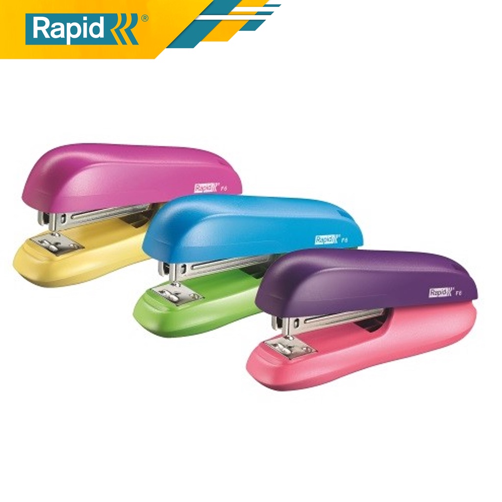Rapid Half Strip Easy to Use Stapler in Funky Dual Colors Shopee Philippines