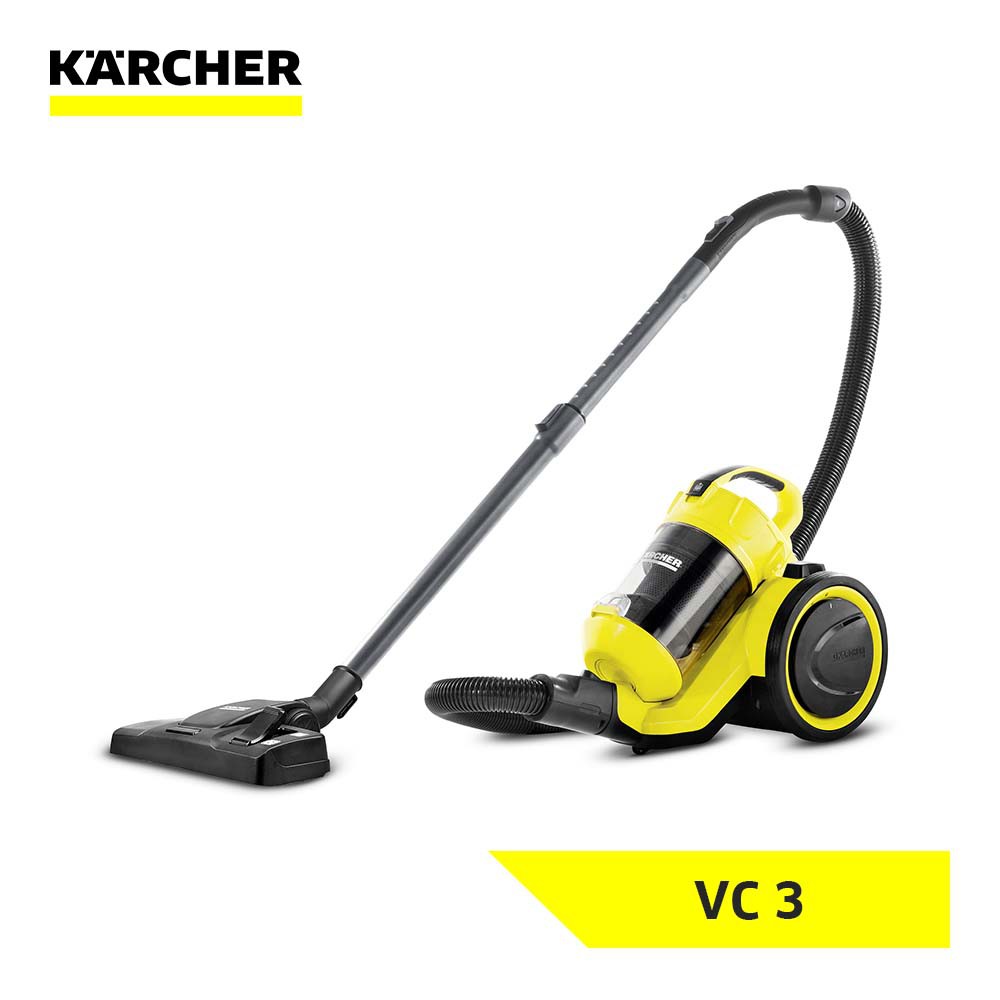 Karcher Bagless Dry Vacuum Cleaner VC 3 ERP Indoor Cleaning Strong