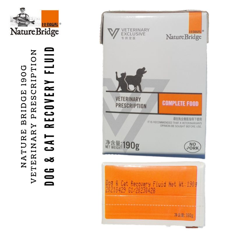 Bandung Nature Bridge Recovery Fluid 190gr Sick Cat & Dog