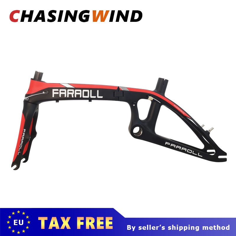 CW carbon frame Folding bike frame 18 inch bike frame BSA Folding bike frame set easy to carry