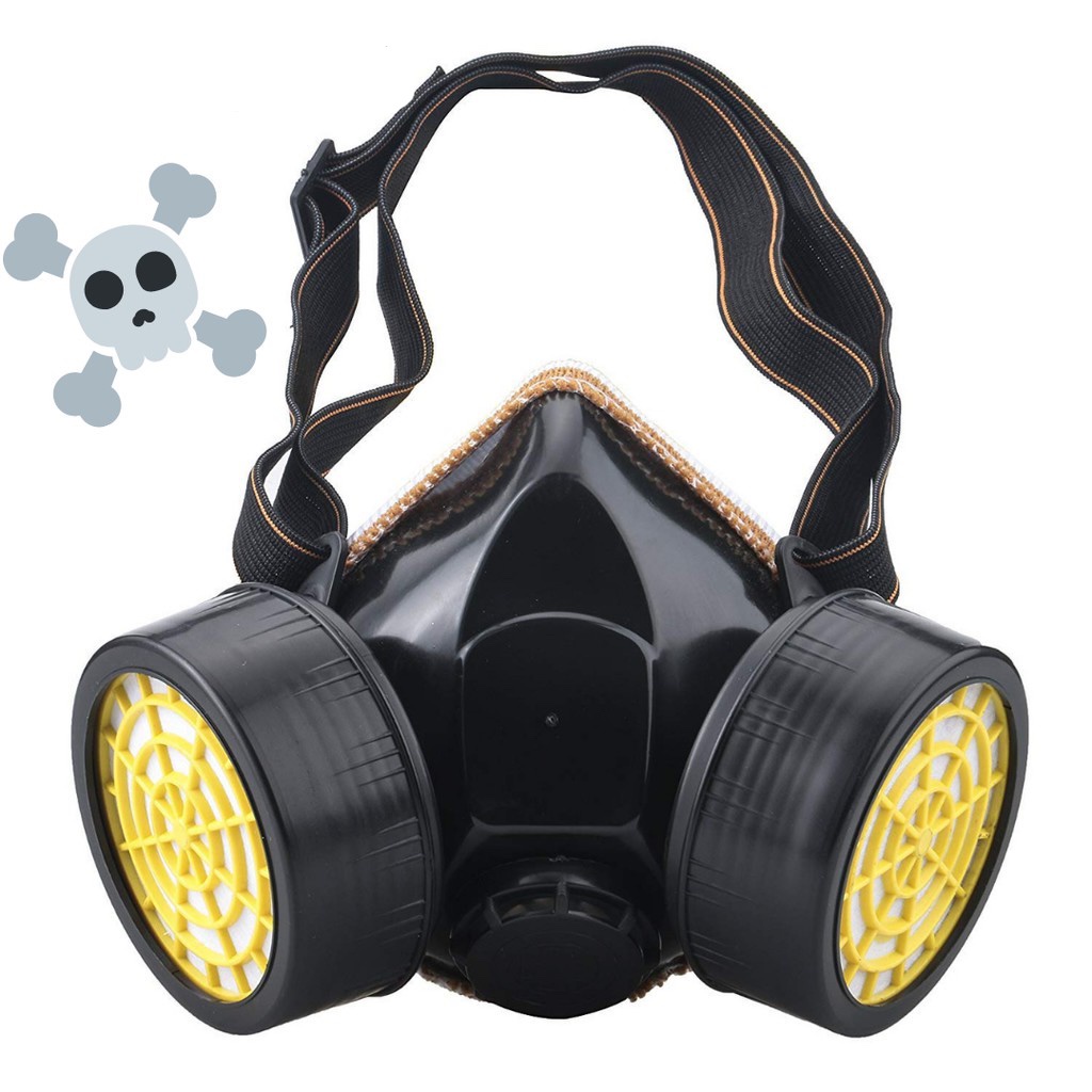 Flea Dual Filter Gas Chemical AntiDust Paint Industrial Respirator