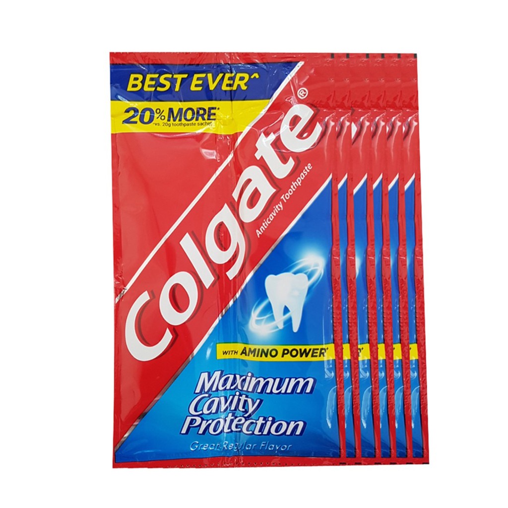 Colgate Original Anti Cavity Toothpaste Twin Pack 20g X 6 sachets Shopee Philippines