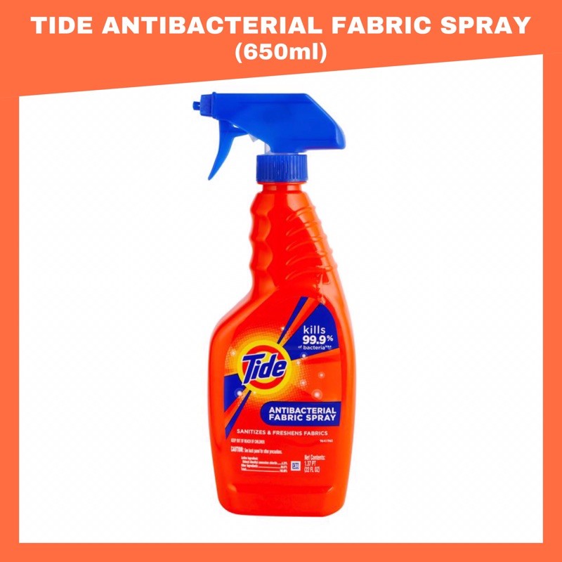 Tide Antibacterial Fabric Spray 650ml Shopee Philippines