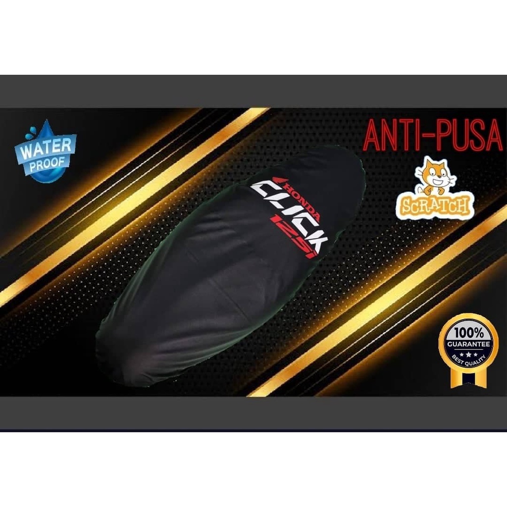 Seat Cover Water Proof Anti Pusa Scratch for Honda Click 125i v1 v2 v3