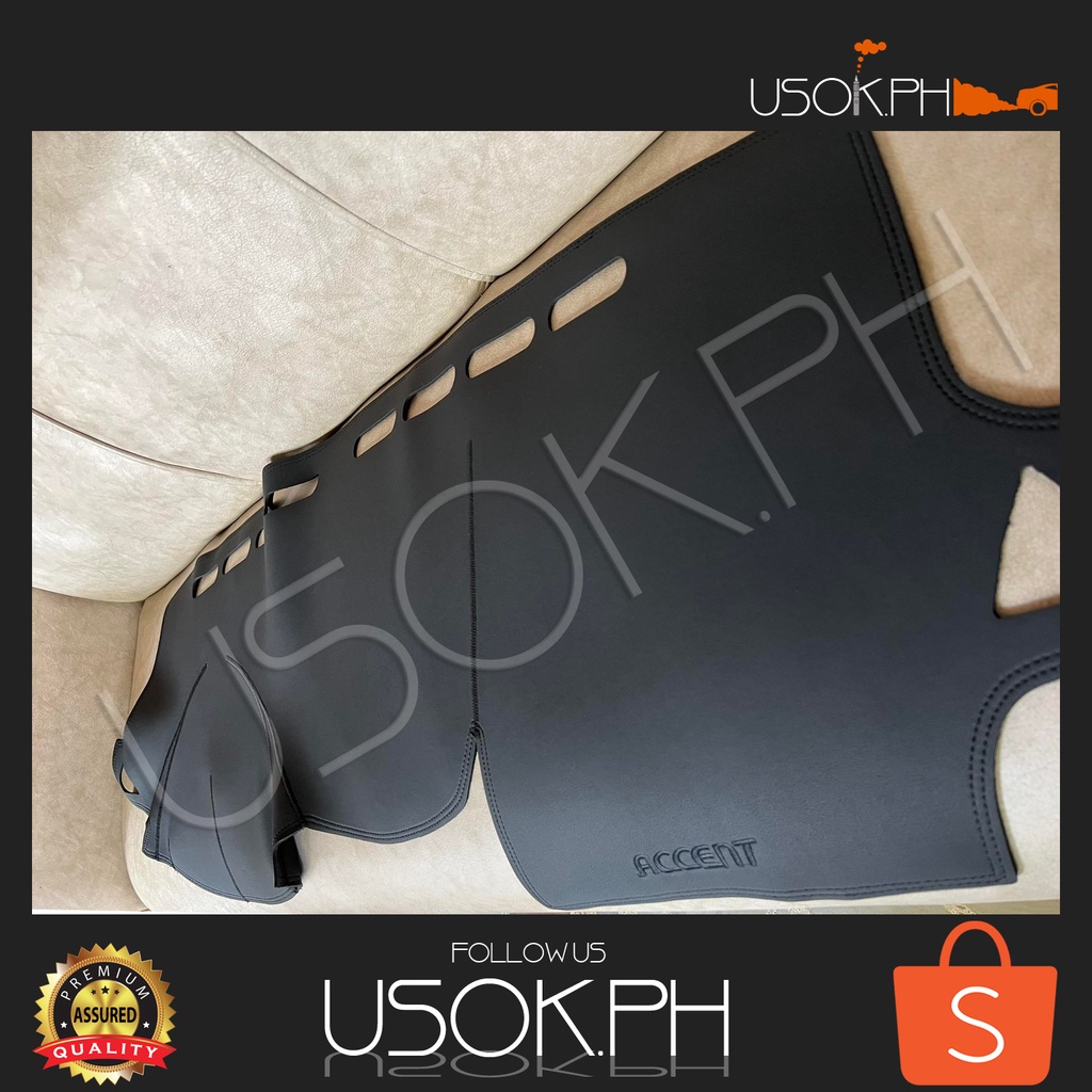 Hyundai Accent Dashboard Cover Leather Type Heavy duty (20122018