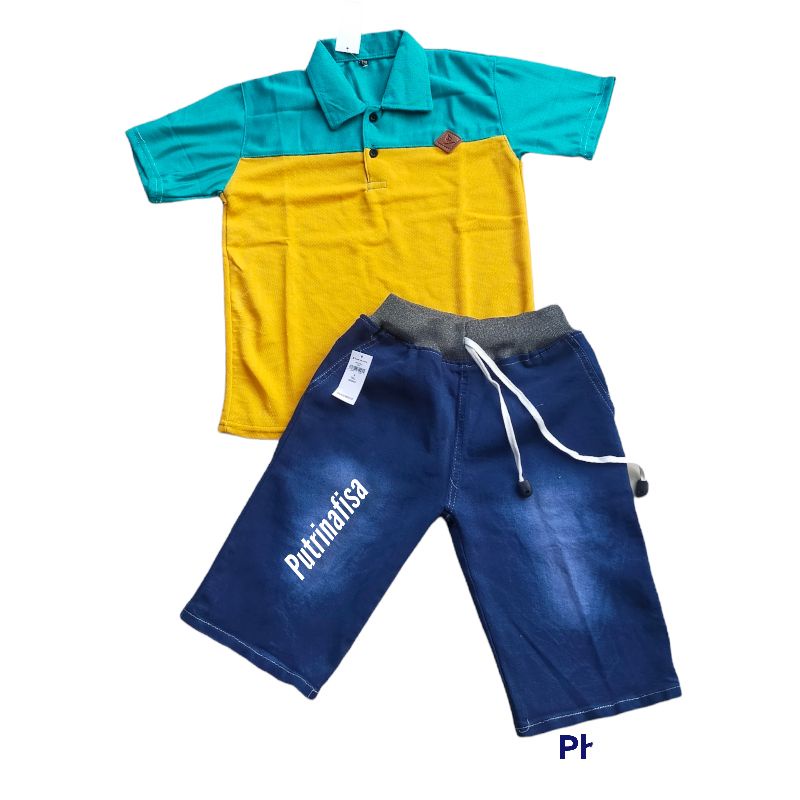 16 Years Old Boy Jeans Suit + Collar Shirt Shopee Philippines