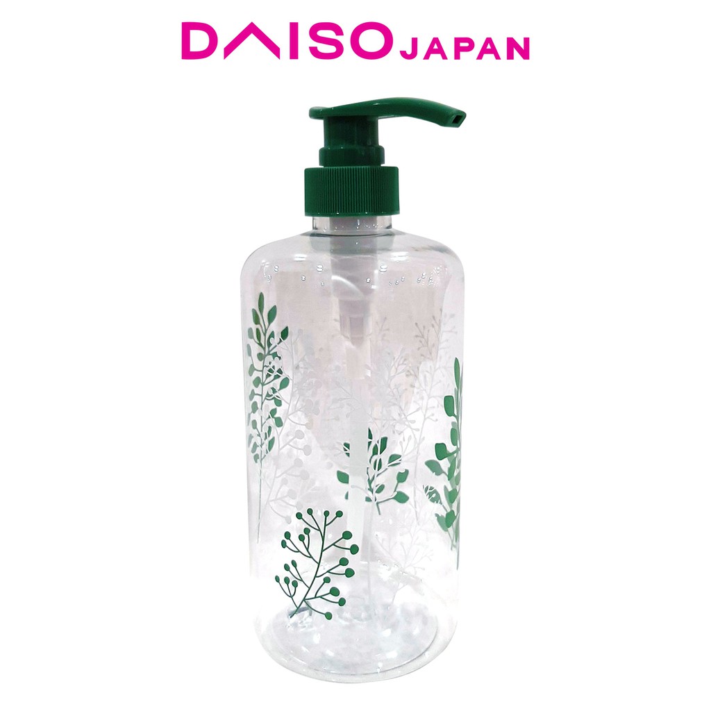 Daiso Green Leaf Bottle Dispenser 750ml Shopee Philippines