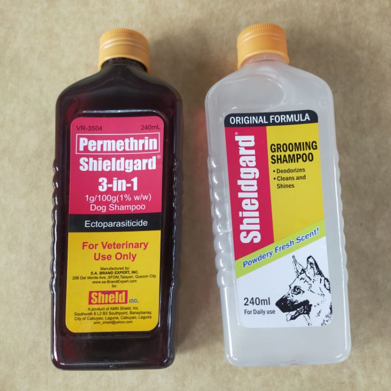 Permethrin Shieldgard 3in1 Dog Shampoo 120ml/240ml Shopee Philippines