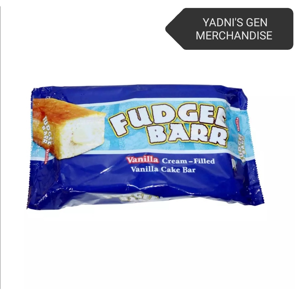 Fudgee Barr Vanilla Cream Filled Vanilla Cake Bar 40g x 10s Shopee Philippines